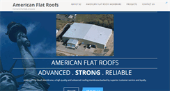 Desktop Screenshot of americanflatroofs.com