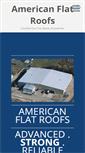 Mobile Screenshot of americanflatroofs.com